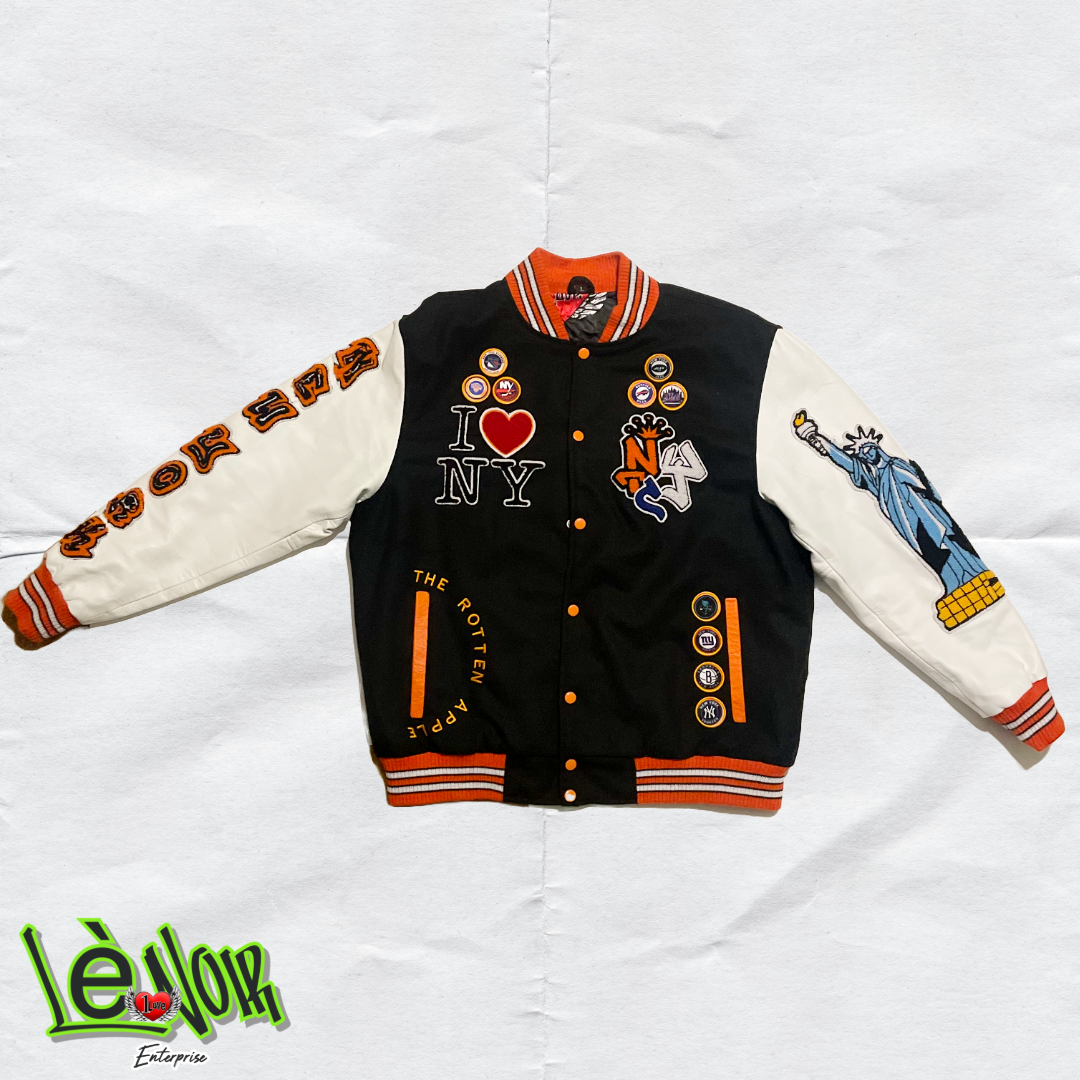Le Noir "The Rotten Apple" Ny Varsity Jacket